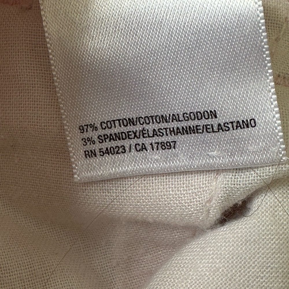 Old Navy pale pink chinos, size 0. - Picture 6 of 7